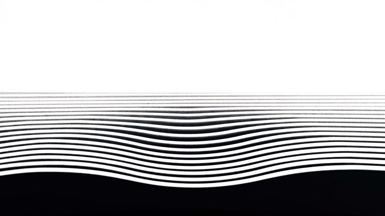 Abstract rippled or white lines pattern