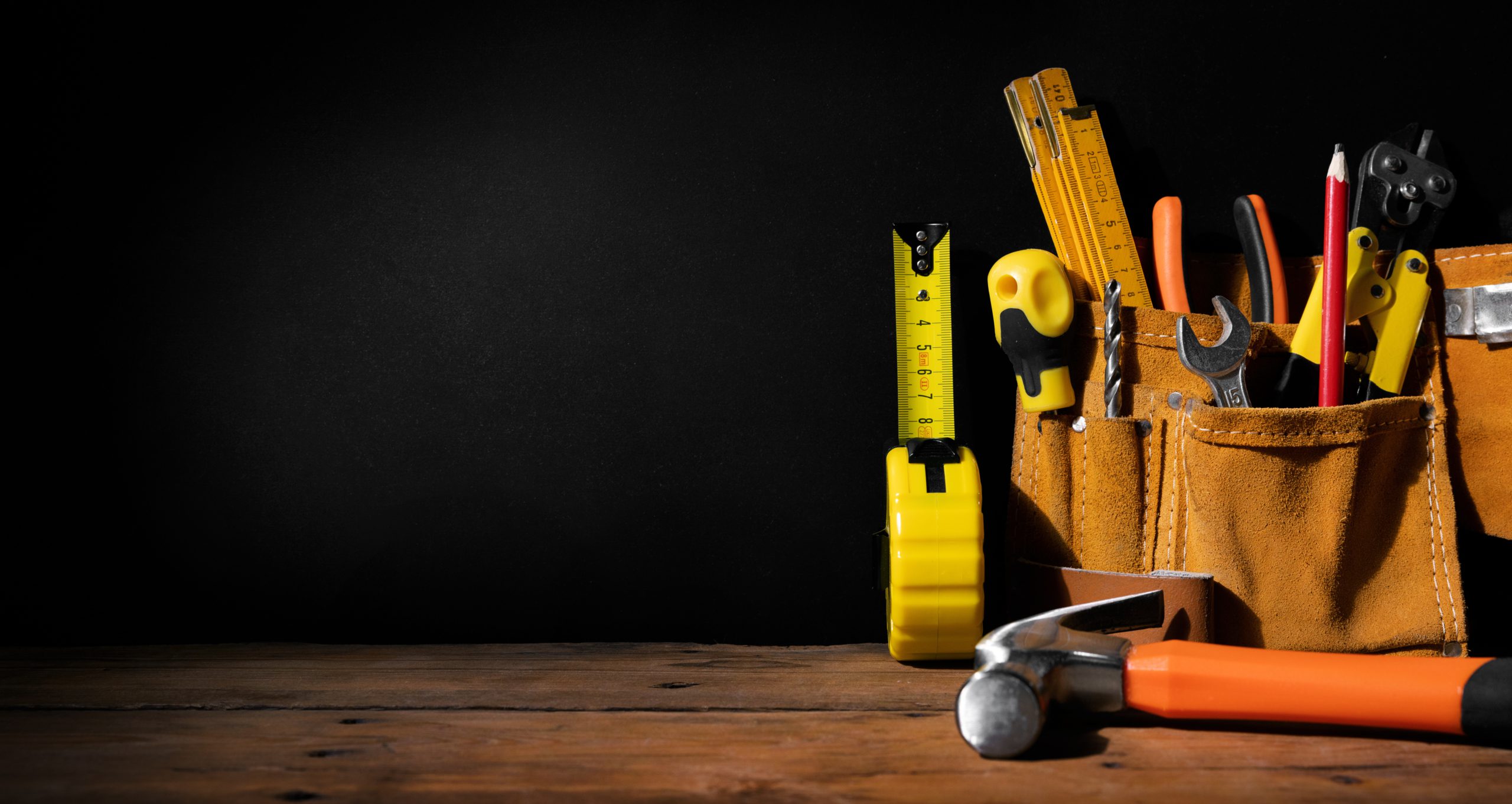 Tools in a bag representing FINRA on-line registration tools