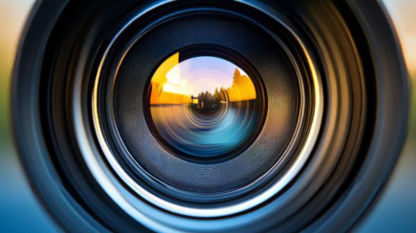 Camera lens represents AML compliance program