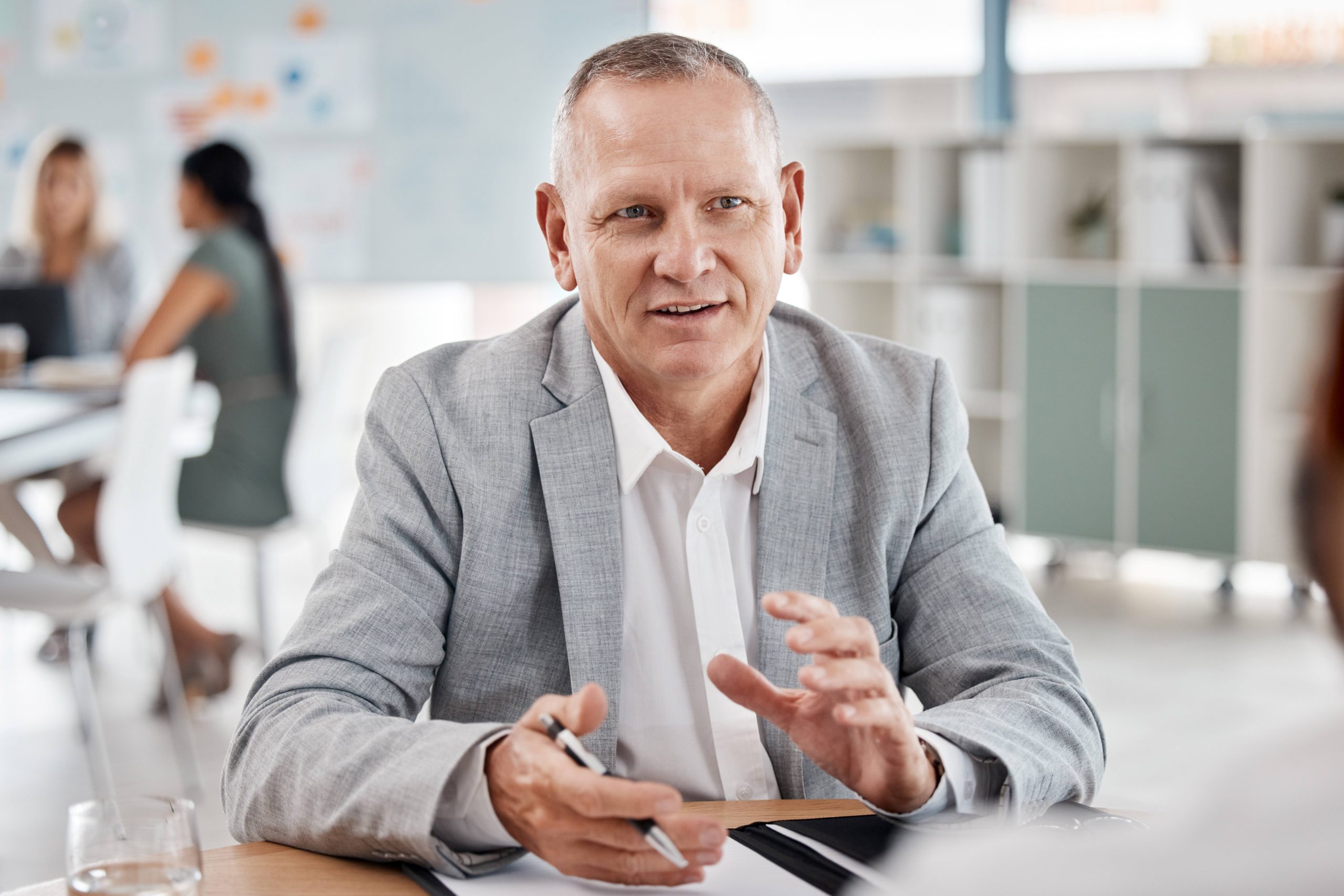 Man in suit represents former regulator navigating regulatory exams