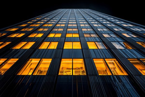 Night building represents AML/CFT compliance