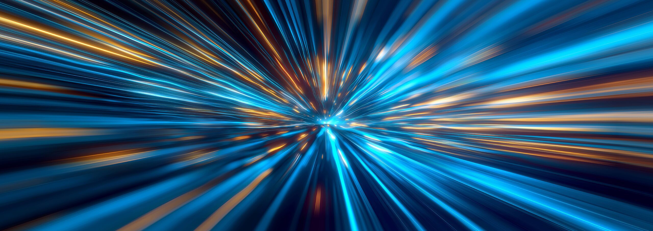 Light acceleration represents AI in financial services