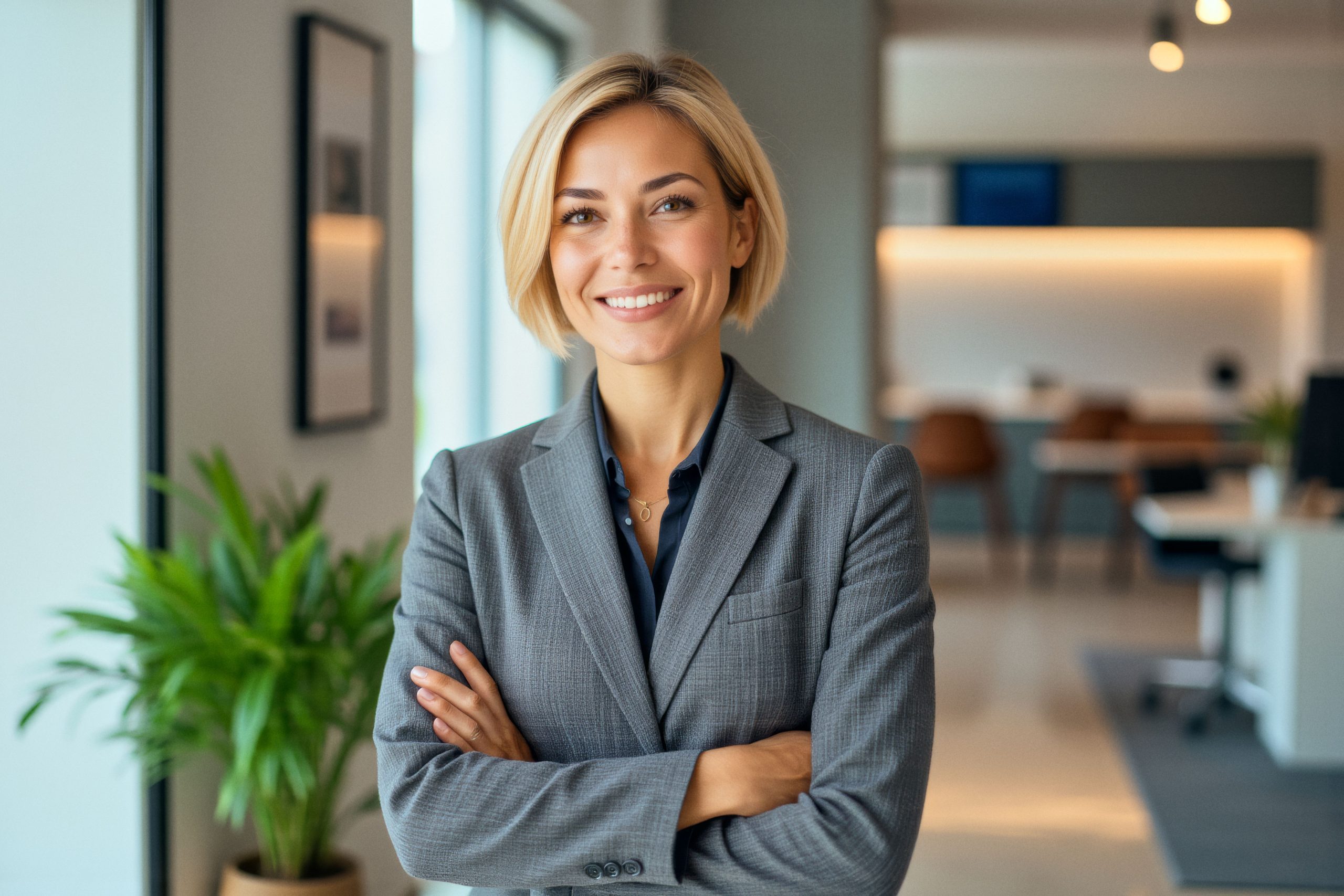 female exec represents FINOP outsourcing
