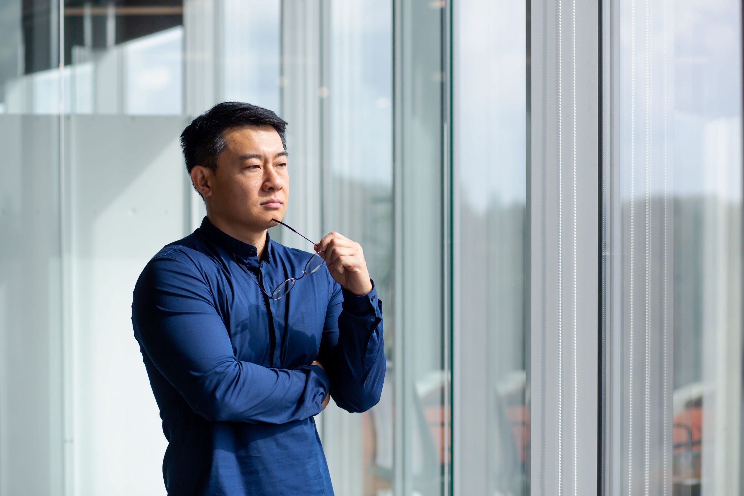 Thoughtful business exec represents standards of care